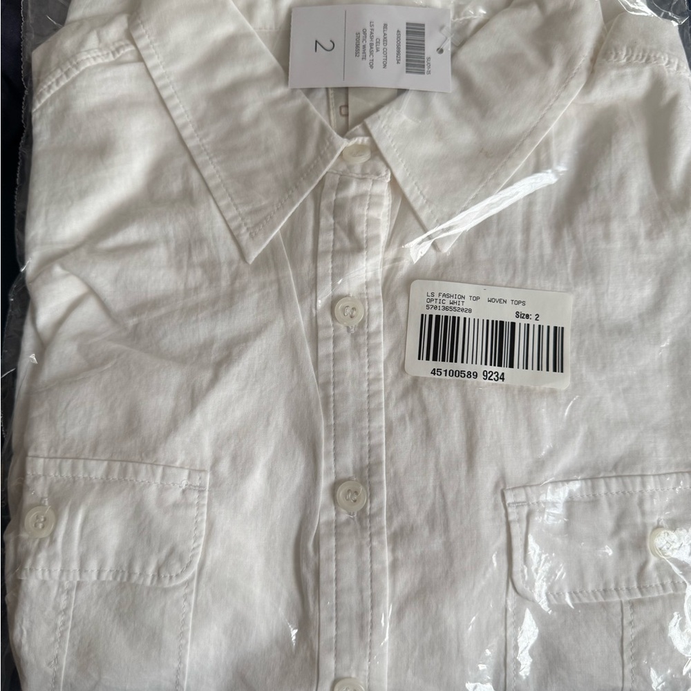 White Button-Up Shirt